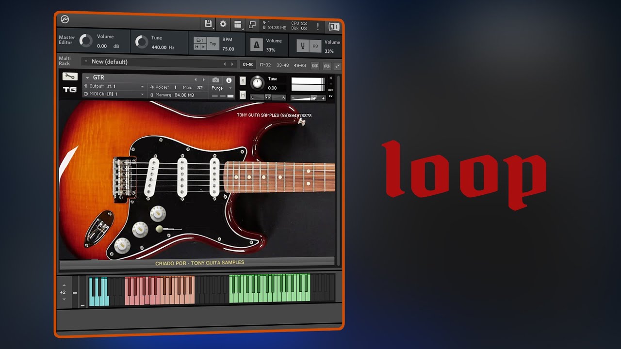 GUITARRA TOP 6 REGISTRO