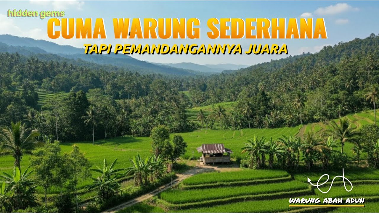 HIDDEN GEMS GUNUNG MENIR BOGOR Cuma Warung Sederhana Tapi Pemandangannya Juara