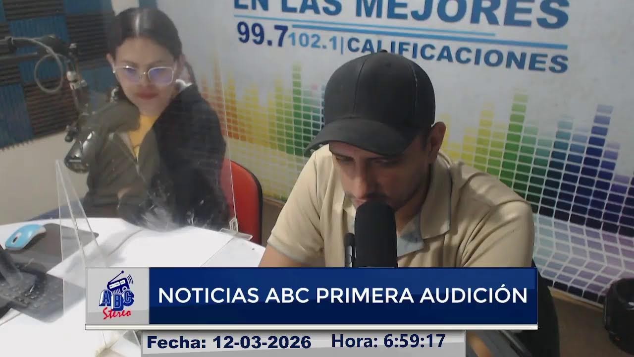 #EnVivo | Noticias ABC Primer Audición | Jueves 12 de Marzo 2026