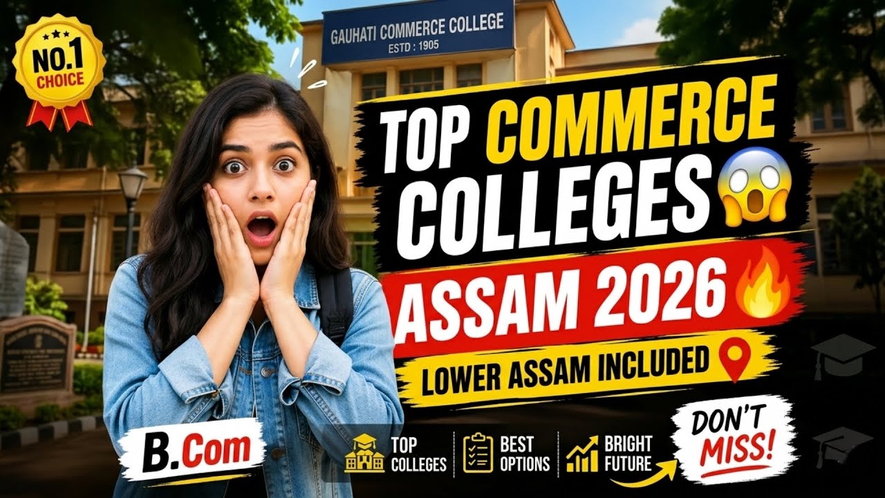 Top Commerce Colleges in Assam 2026  | Best B.Com Colleges + Lower Assam List