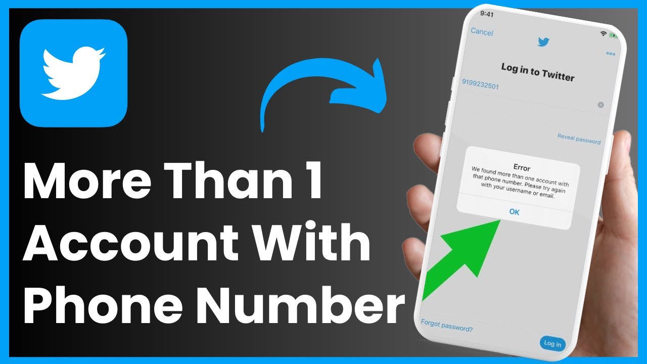 Fix More Than One Account With That Phone Number On Twitter