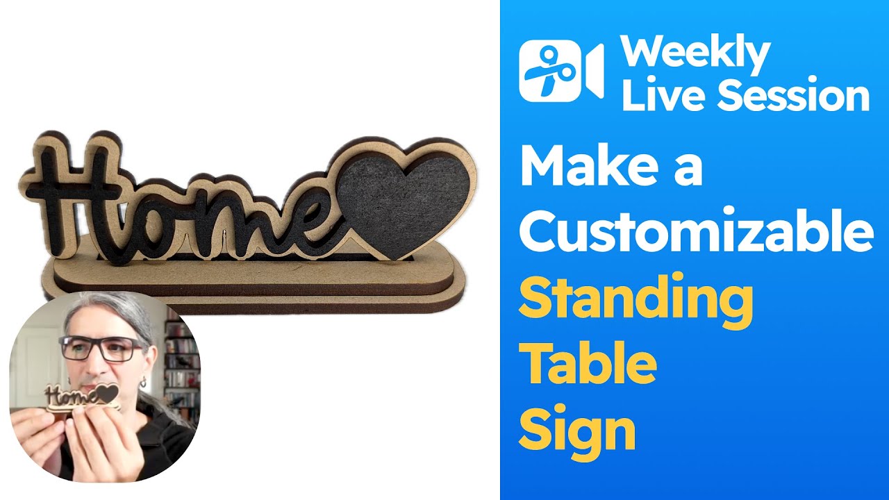Making a Laser Cut Standing Text Sign