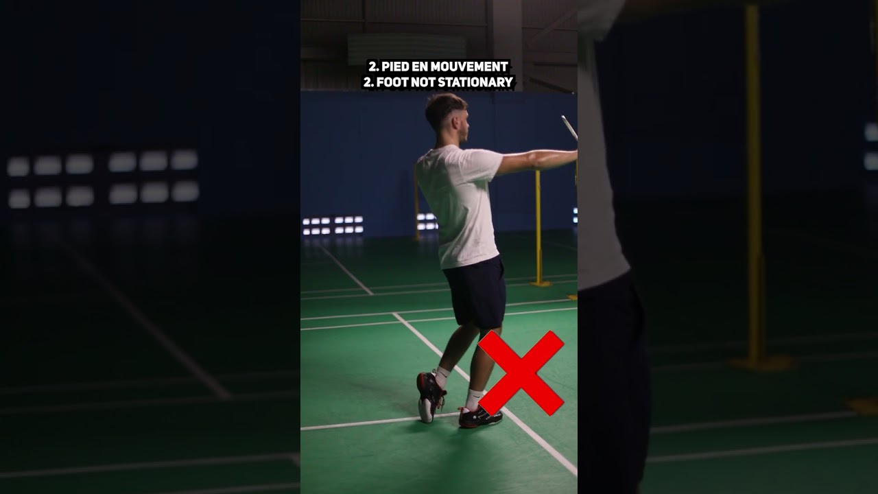 4 faux services au badminton #badminton #francebadminton