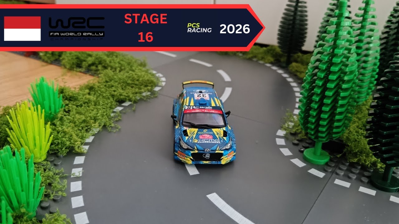 WRC Sunday + SS 16 LIVE | 2026 Rally Monte Carlo 🇲🇨| WRC Stop Motion by PCS Racing