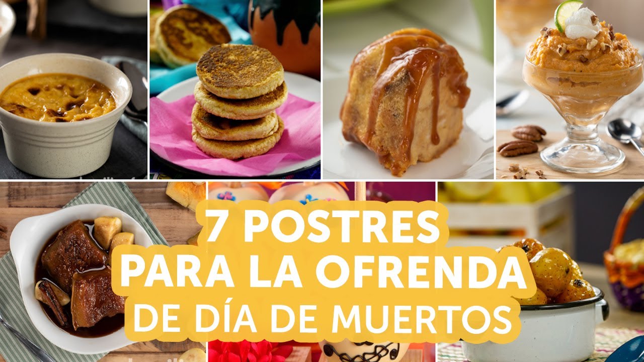 7 postres para la ofrenda de Día de Muertos | Kiwilimón