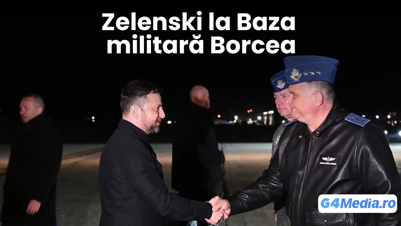 Președintele Volodimir Zelenski la Baza Borcea