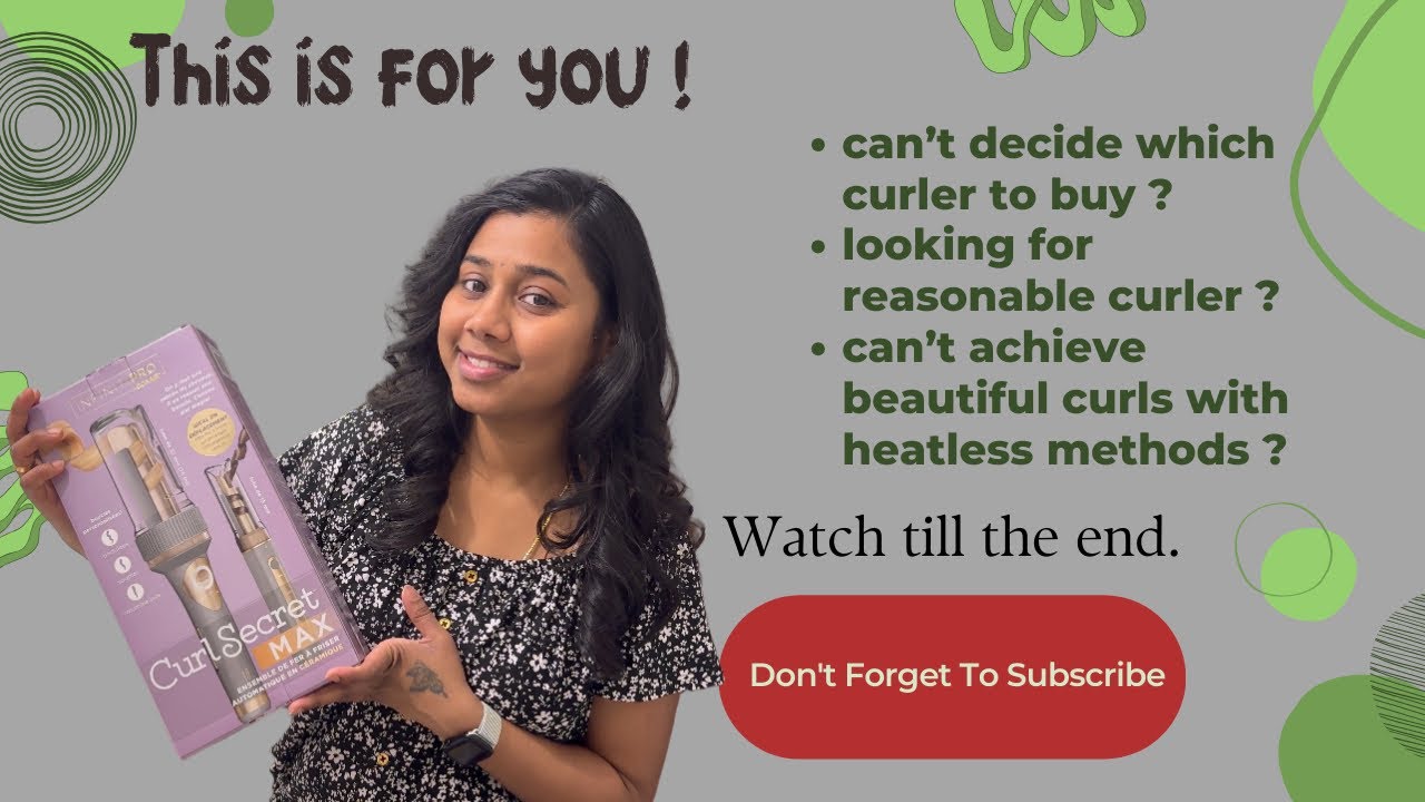 Conair curl secret max - detailed vlog | Review | Telugu vlog
