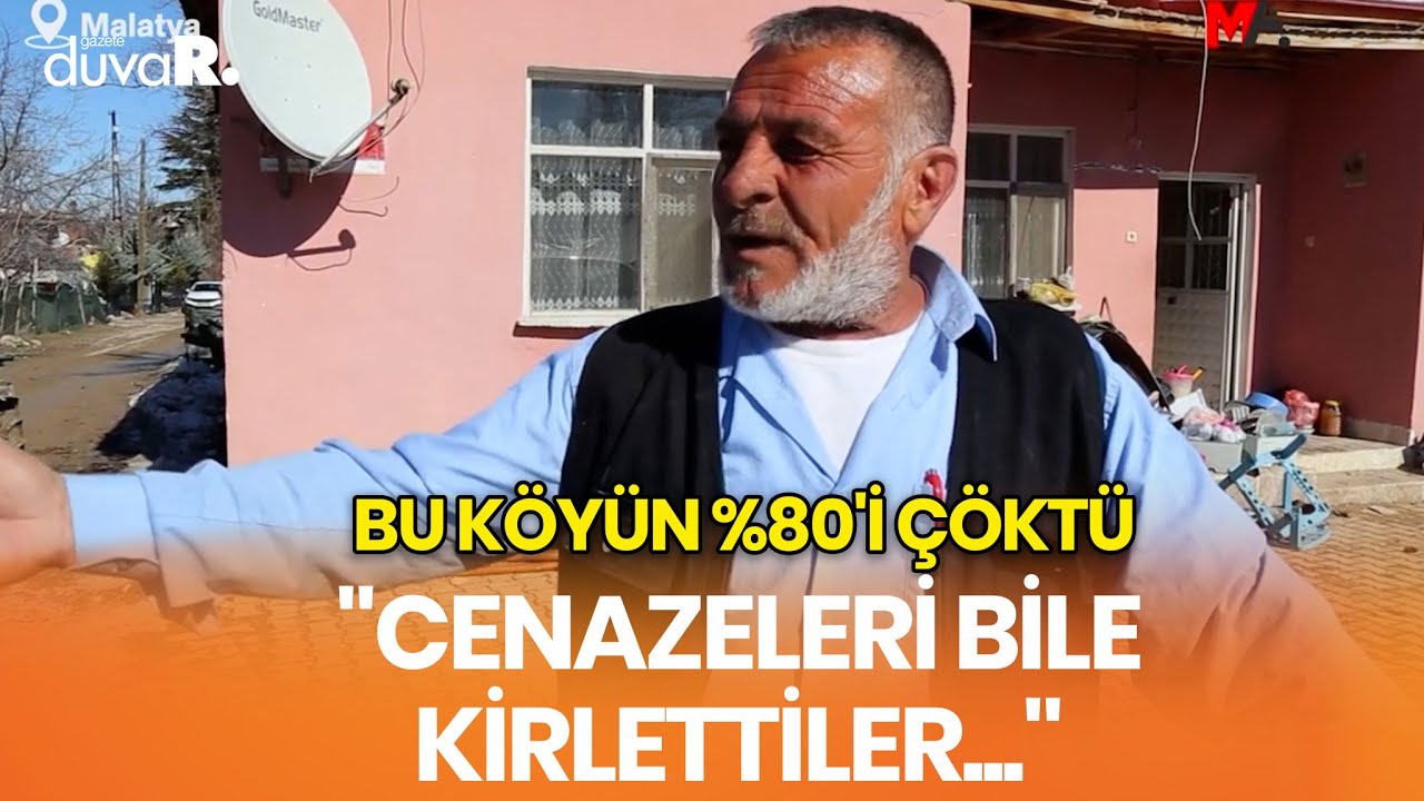 Bu köyün %80'i çöktü... Malatyalı depremzede isyan etti!