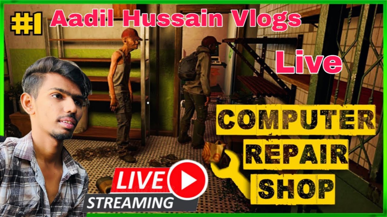 Computer Repair Simulator 💻 | Live Gameplay | Earn & Upgrade Shop