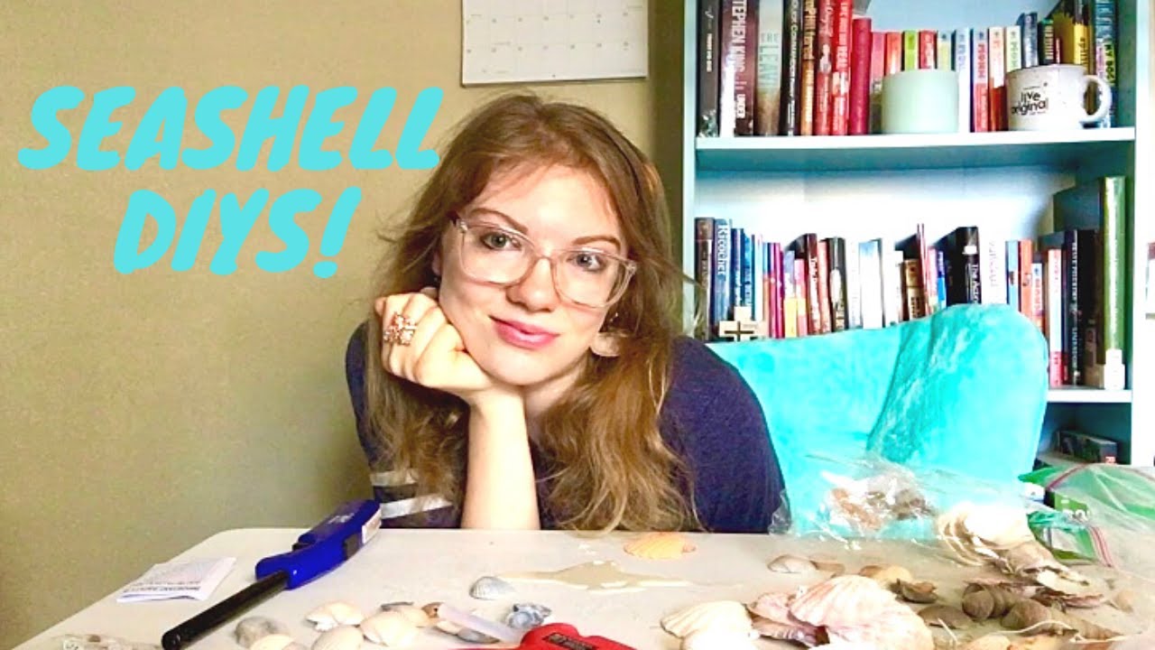 Trying Pinterest DIYs - Make Room Decor With Me, Seashells Crafts, Beach Themed Crafts, Room Decor
