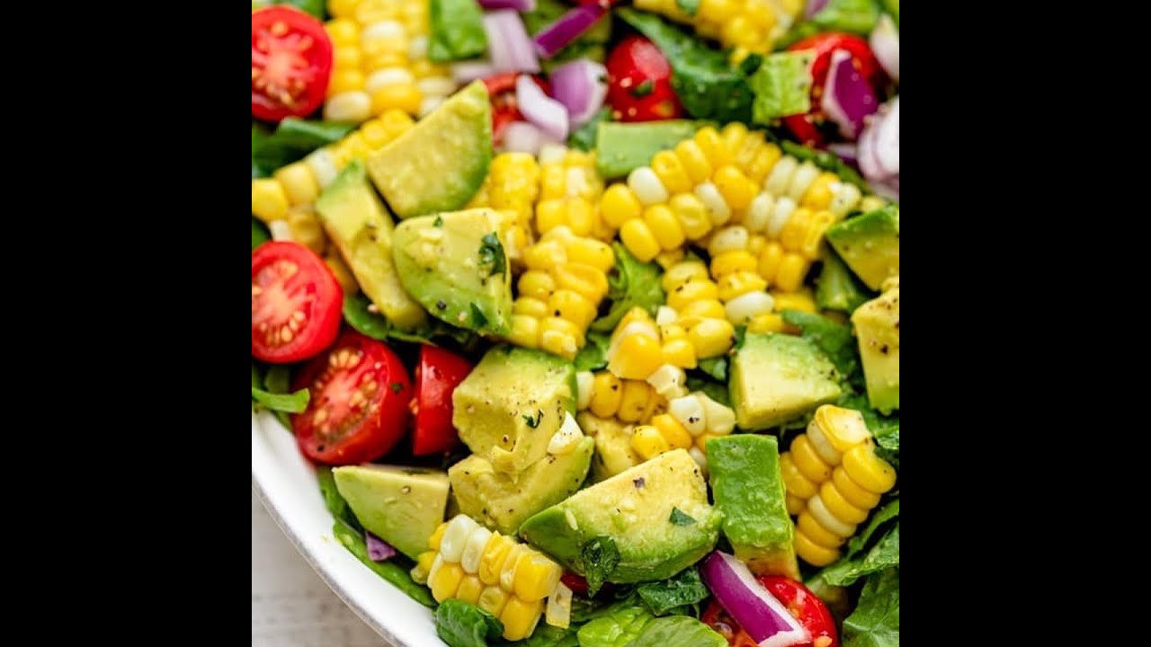 Corn tomato avocado salad 🌽🍅🥑🥗