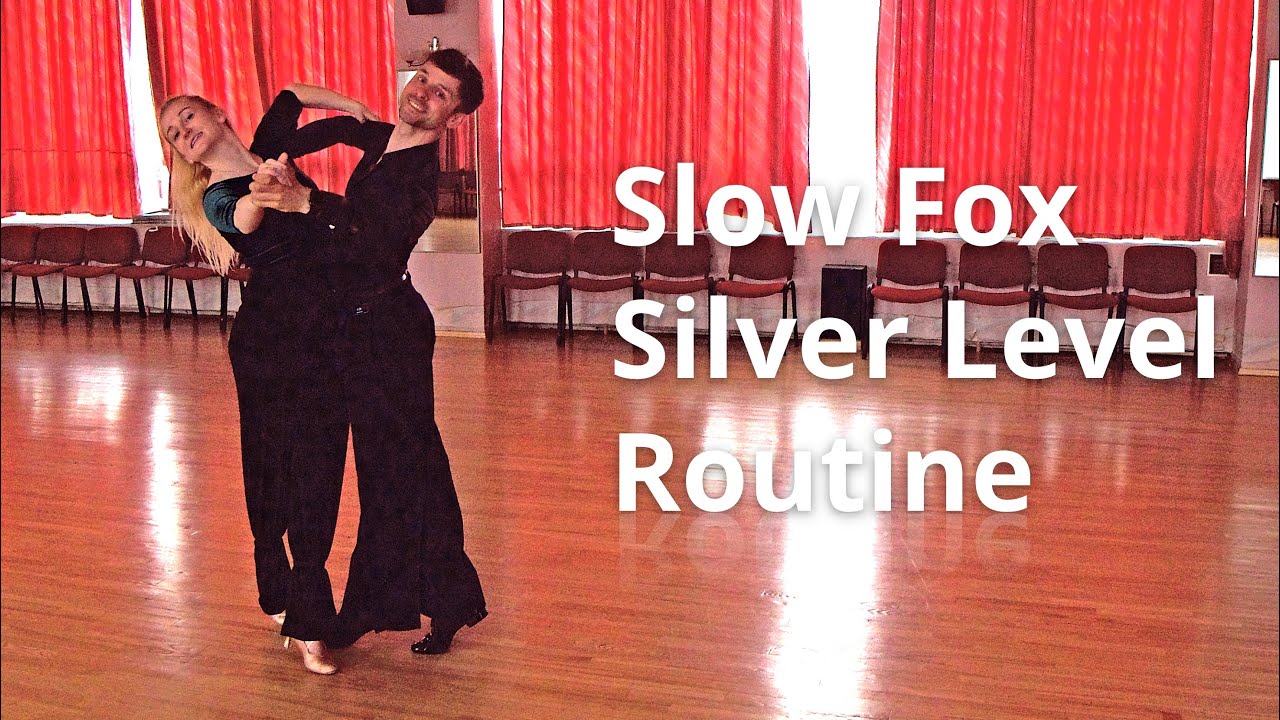 Slow Foxtrot Silver Level Choreography | Running Natural Weave, Hover Cross