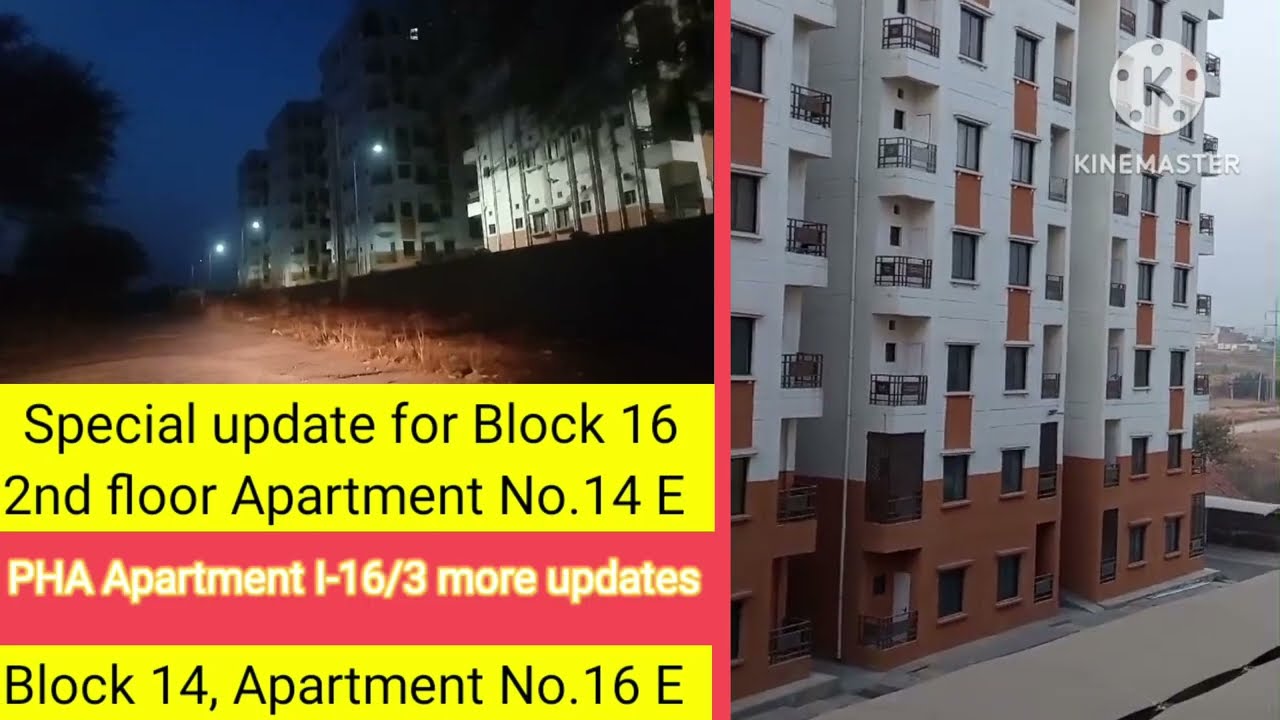 Special update PHA Apartment I-16/3, Islamabad