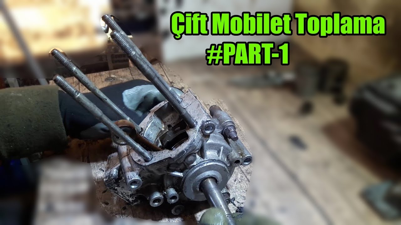 Çift Mobilet Sıfırdan TOPLAMA / Parçalarımızı Hazırlıyoruz #mobylette #PART-1