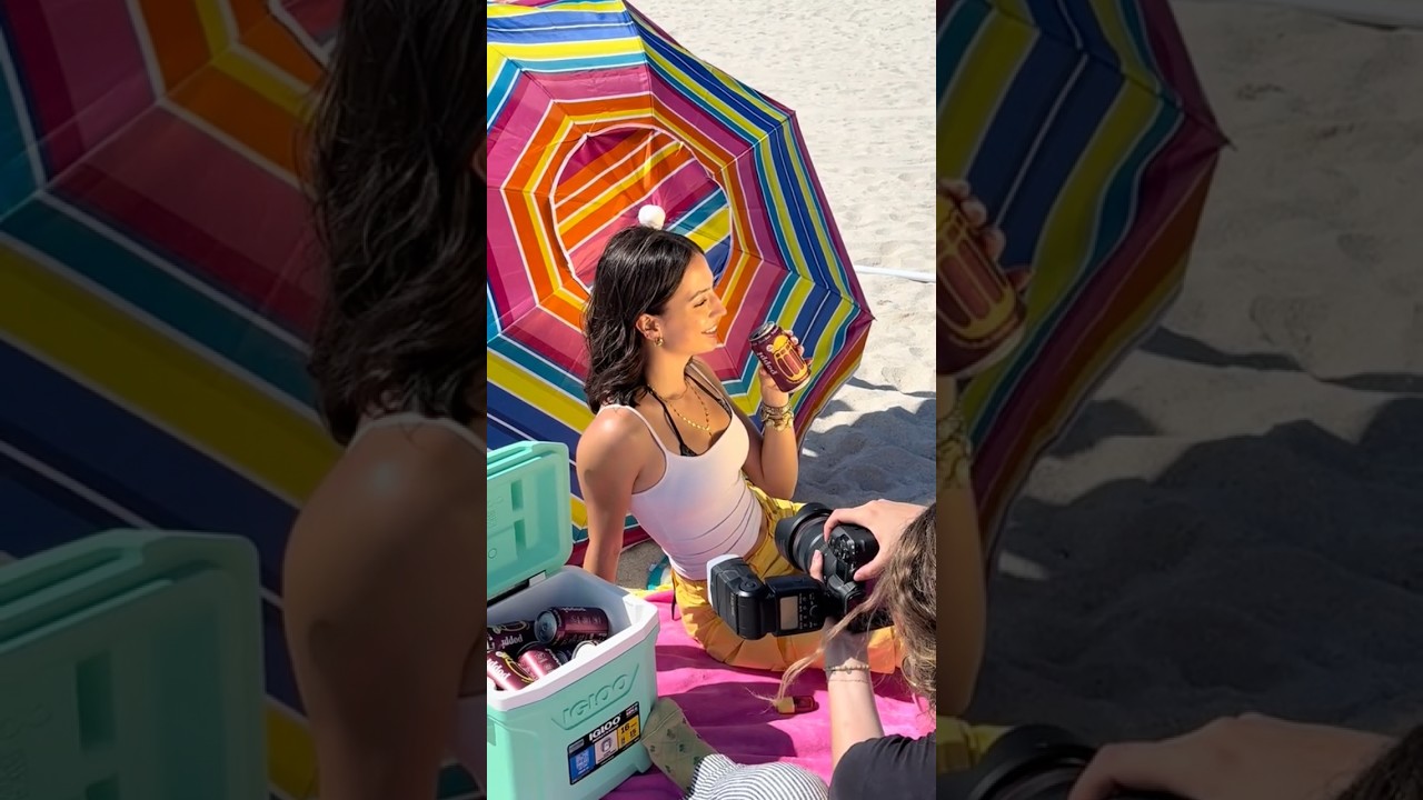 On-set vibes, powered by Bubble and @drinkpoppi.