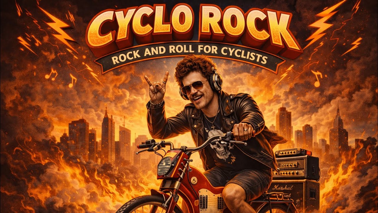 Cyclo Rock (Rock n Roll) for Cyclist through the streets of North Manchester 