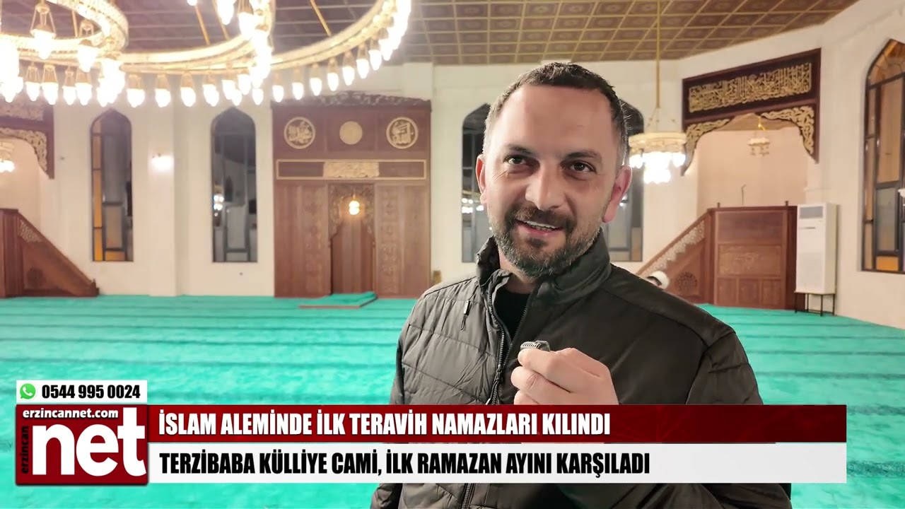 Erzincan’da Ramazan Ayı’nın İlk Teravih Namazları Kılındı