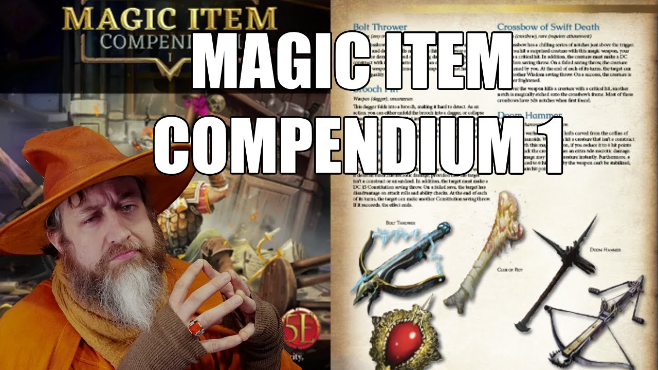 Magic Items Compedium 1 (Nord Games) for D&D 5e | Nerd Immersion