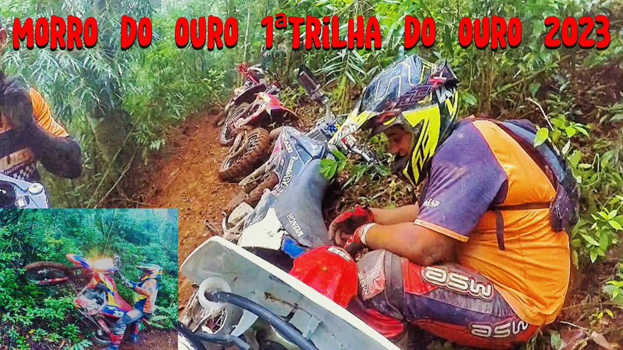 Morro do ouro trecho 1ªtrilha do ouro 2023 Apiaí-SP