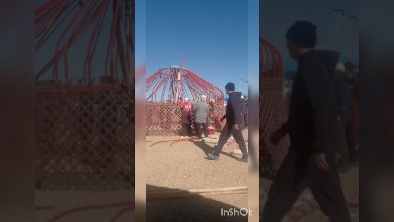 САРҒА 50 ЖЫЛ МЕРЕЙТОЙ. КИІЗ ҮЙ ТІГУ СӘТІ🛖