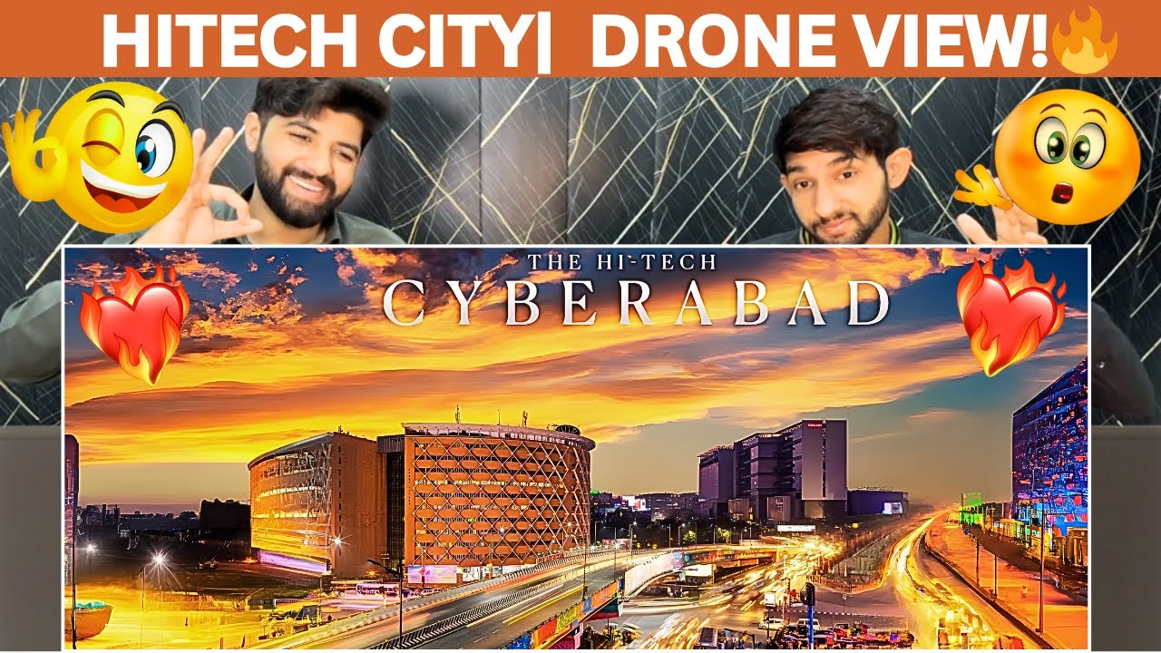 Pakistani Reaction On Hyderabad Hitech City Drone View 2025 | भविष्य का शहर 🔥