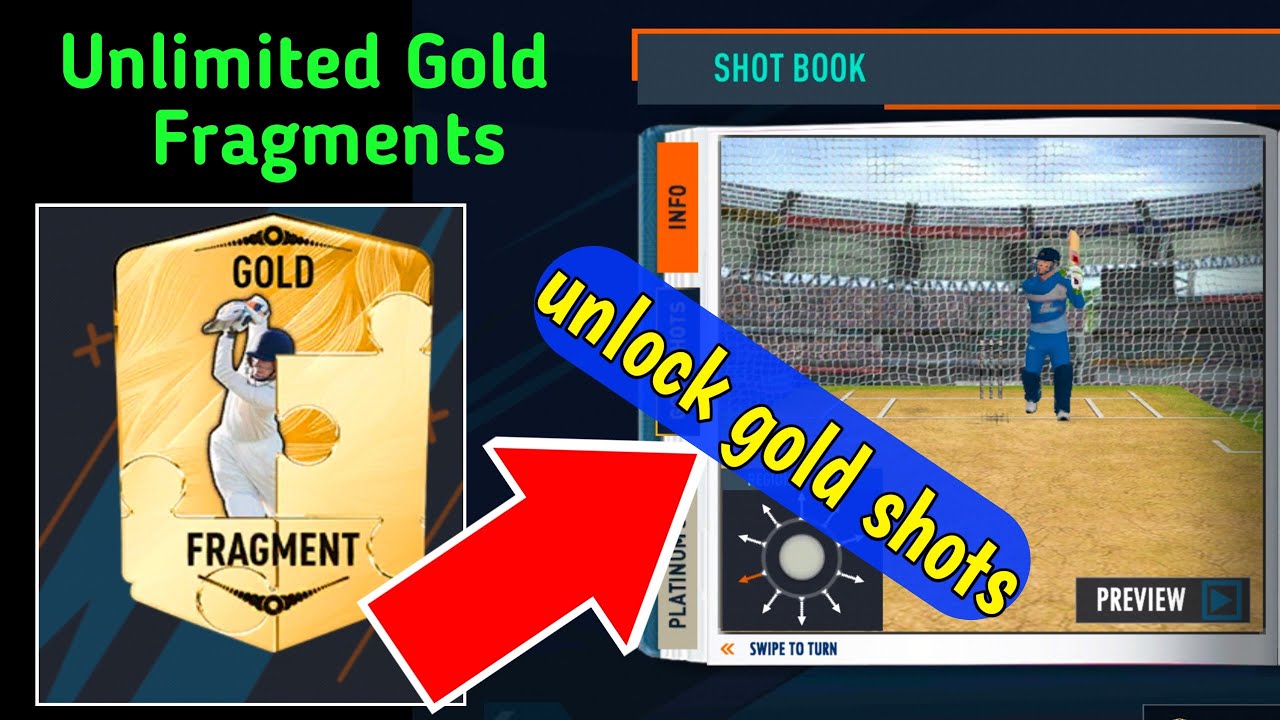How to Unlock Gold Shots in RC24 For Free 🔥Real Cricket 24 Free Gold Fragments Trick
