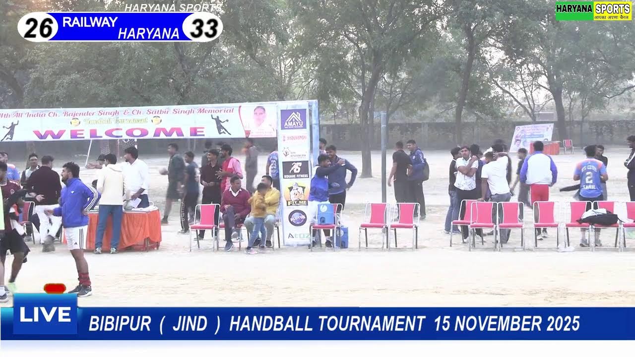 Live Bibipur Handball Tournamnt Live Haryana Sports 15 November 2025