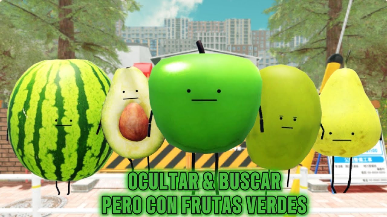 Ocultar & Buscar Pero.... Con frutas VERDES en Secrte Staycation!!!!!