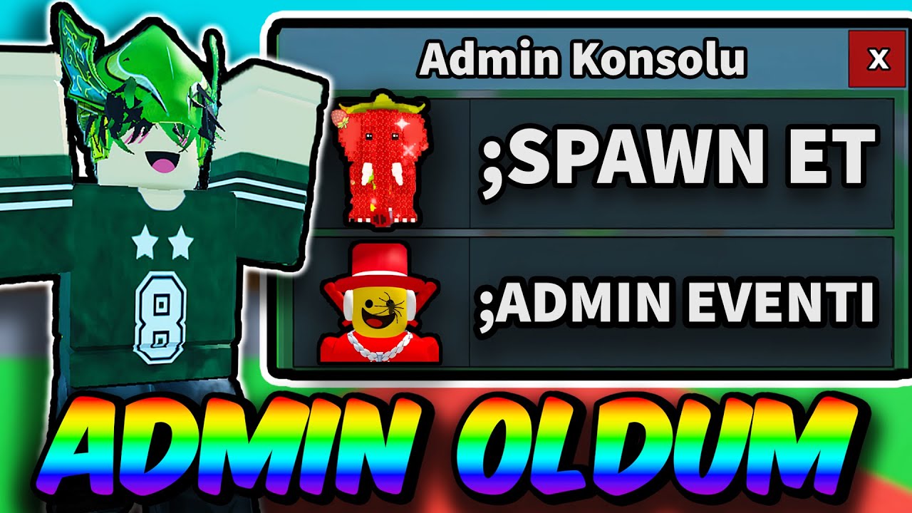 STEAL A BRAİNROT ADMİNİ OLDUM! ADMİN EVENTİ YAPTIM! - Roblox Steal A Brainrot