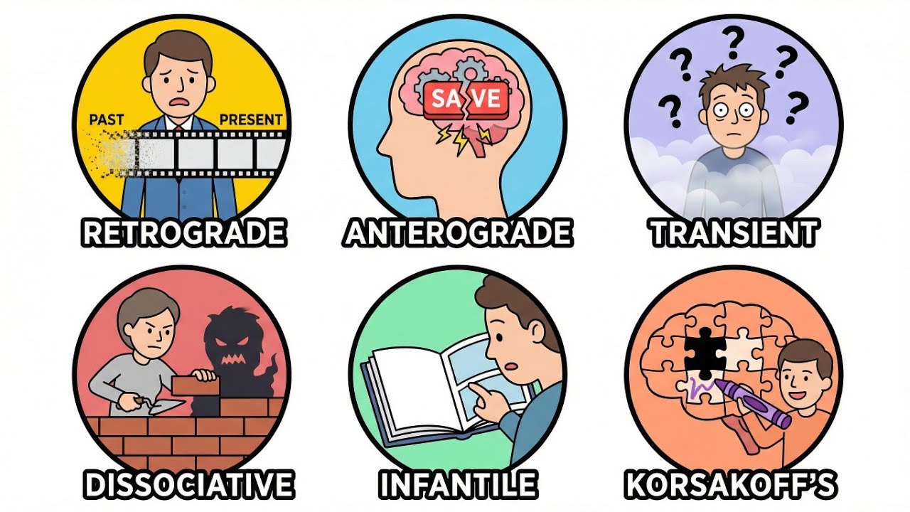 Every Type Of Amnesia Explained in 10 Minutes 