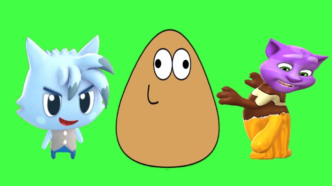 Pou y sus amigos - Pou vs gato Tom vs Tamagotchi. Los mejores juegos de mascotas.
