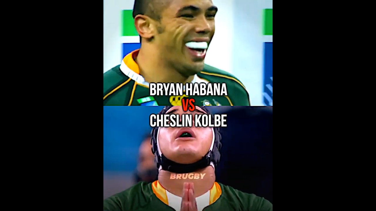 Cheslin Kolbe vs Bryan Habana, Eben Etzebeth vs Bakkies Botha 🔥#rugby #edit #viralvideo #springboks