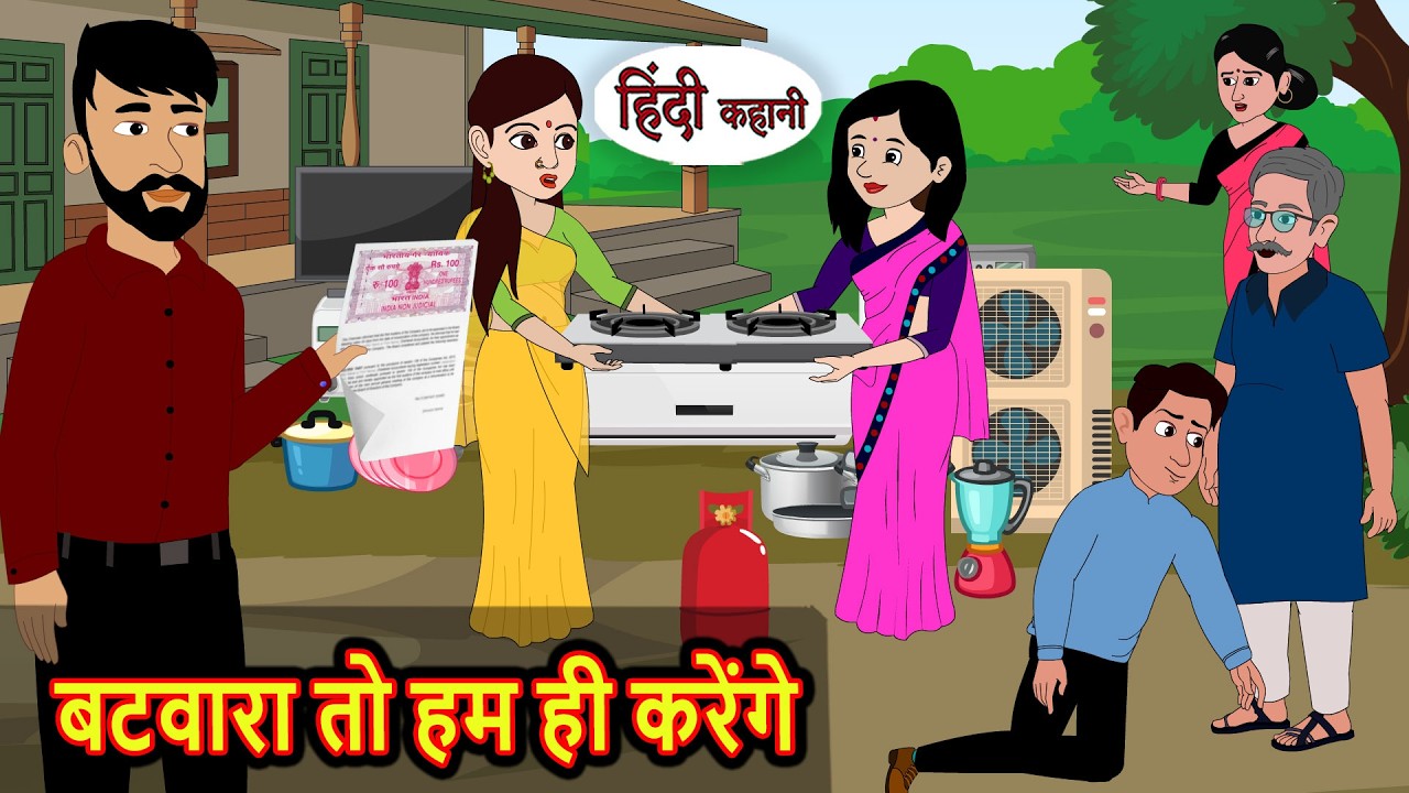 बटवारा तो हम ही करेंगे | Bedtime Stories | Moral Story | Fairy Tales | Storytime | Stories in Hindi