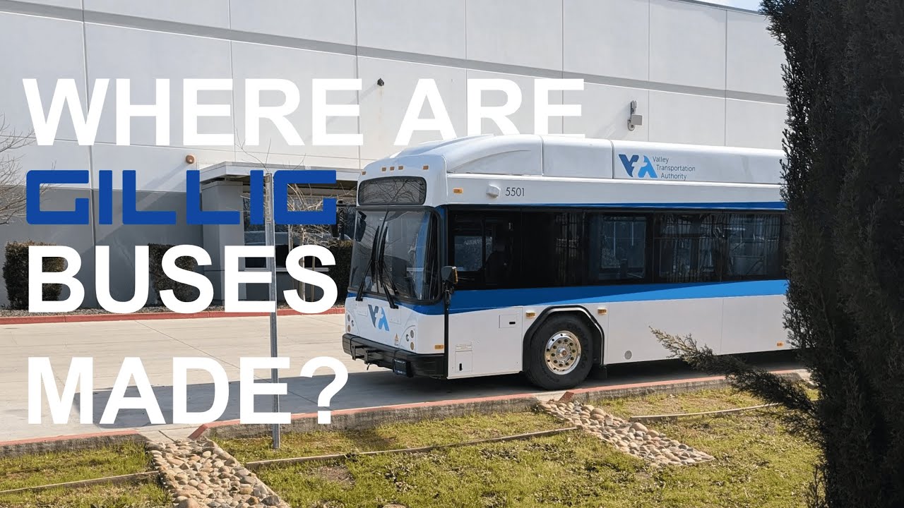 Seeing Hundreds of New Buses! GILLIG Headquarters & Manufacturing