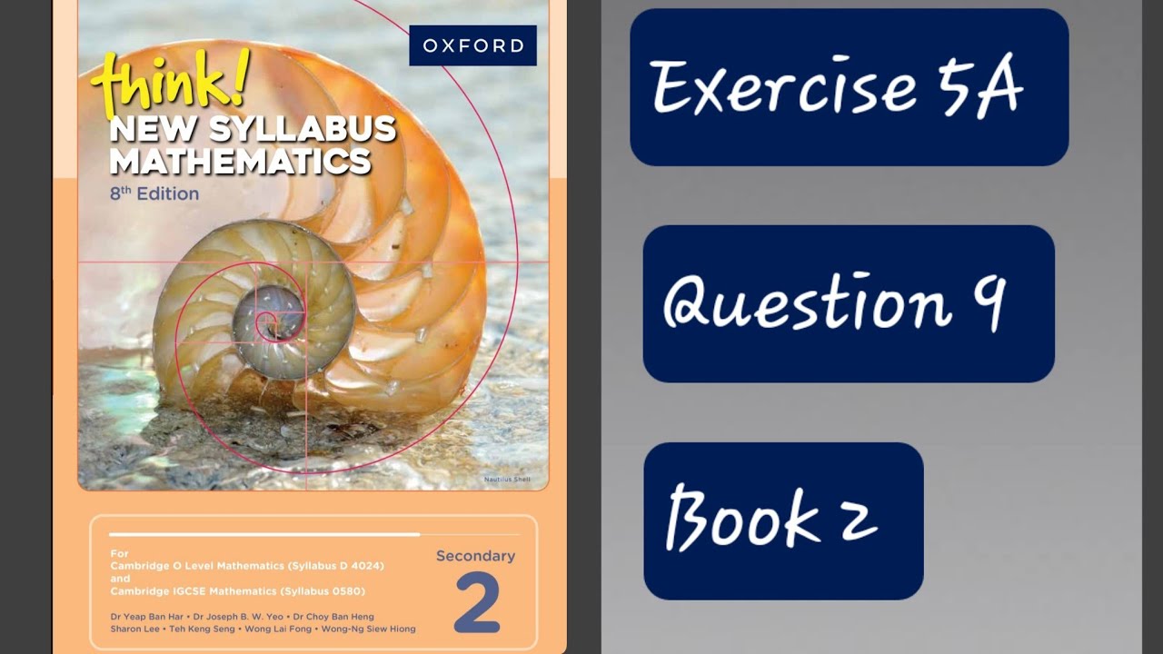 Exercise 5A (Number Pattern) Question 9 Think New Syllabus Mathematics 8Th Edition Book 2 Oxford