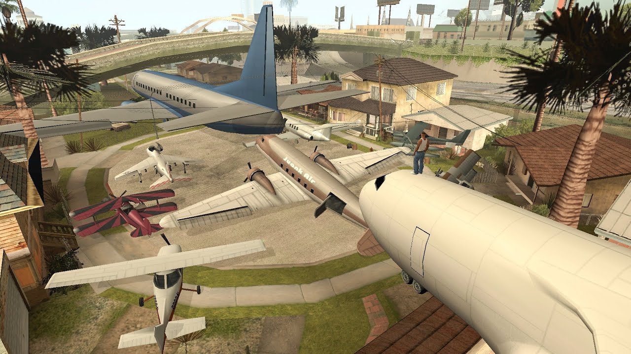 How to get all planes in GTA San Andreas