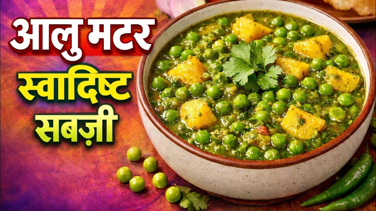 आलू मटर की स्वादिष्ट सब्जी