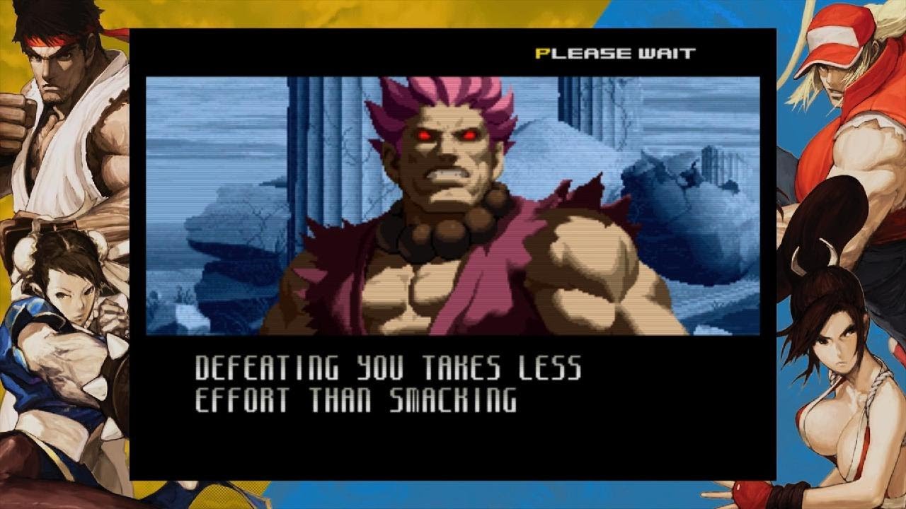 SNK VS. CAPCOM SVC CHAOS_Akuma Playthrough part2 with alt colors