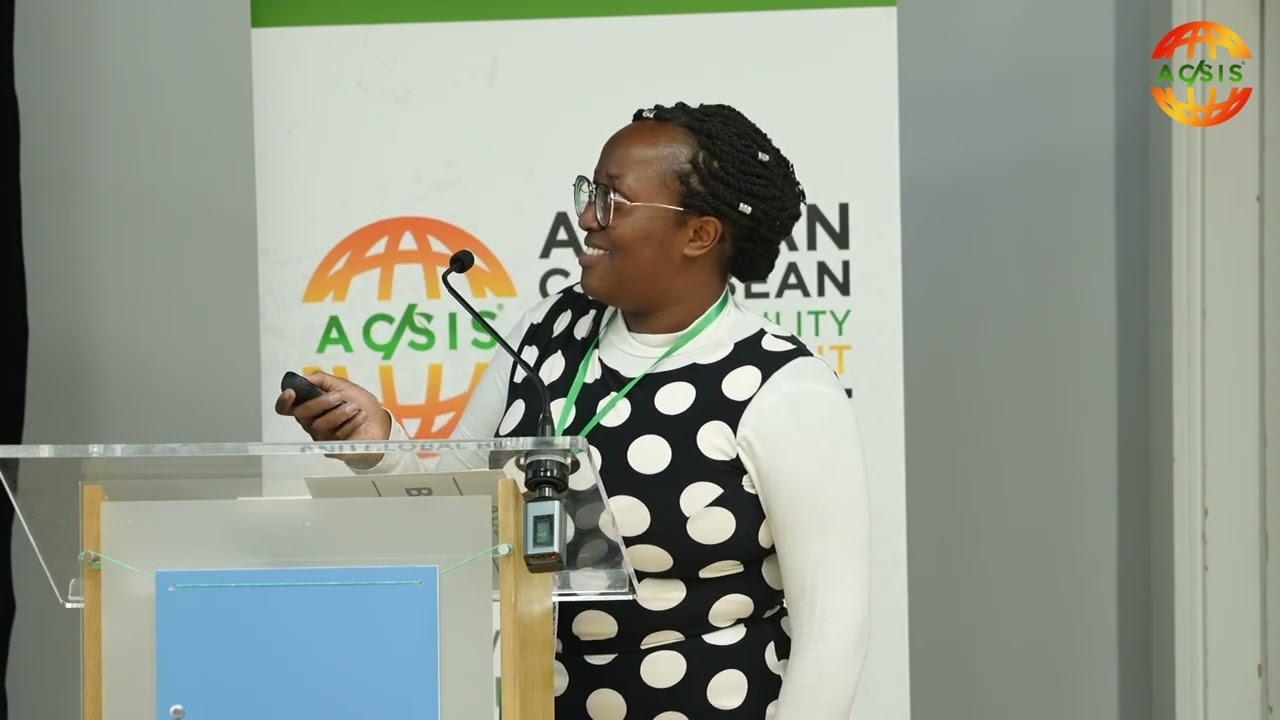 ACSIS 2025 Grace Muniyri, CEO Cacumator, Youth & Women Entrepreneurship – access to finance