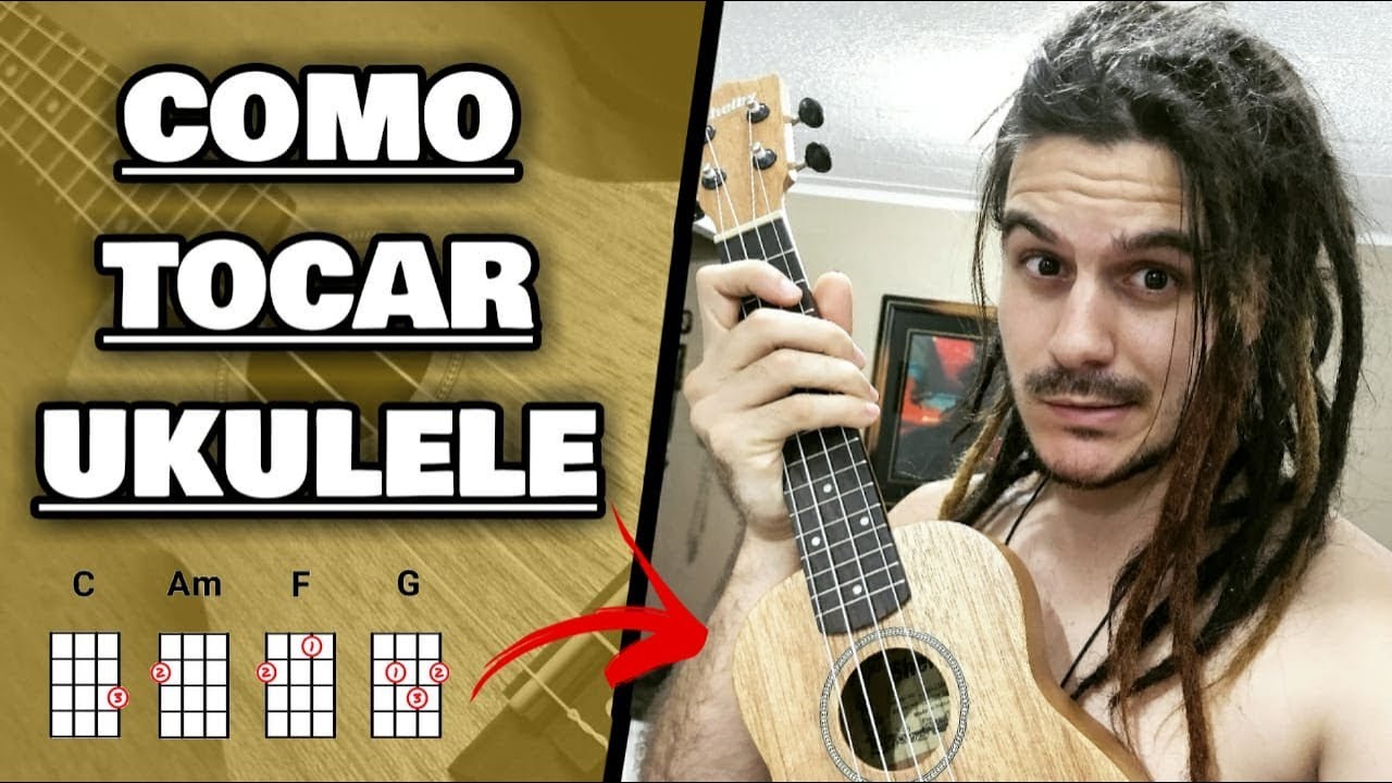 Como aprender tocar UKULELE do ZERO [TUTORIAL FACIL]