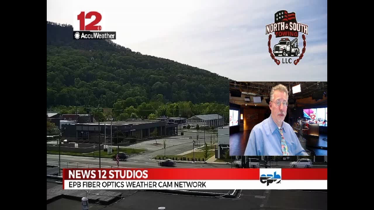 Прогноз погоды на вечер понедельника на телеканале WDEF-TV NEWS 12.