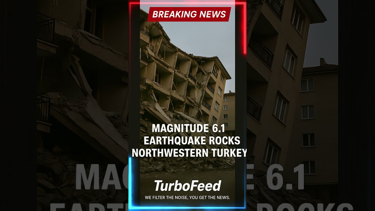 &ldquo;BREAKING 6 1 Magnitude Earthquake Hits Turkey|   Strong Tremors Reported&rdquo;