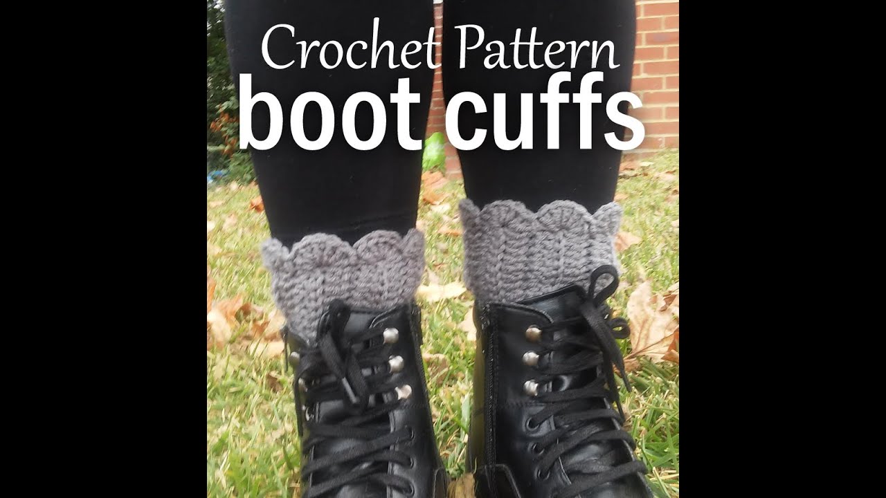 Vol 21 - Crochet Patterns - How to crochet BOOT CUFFS