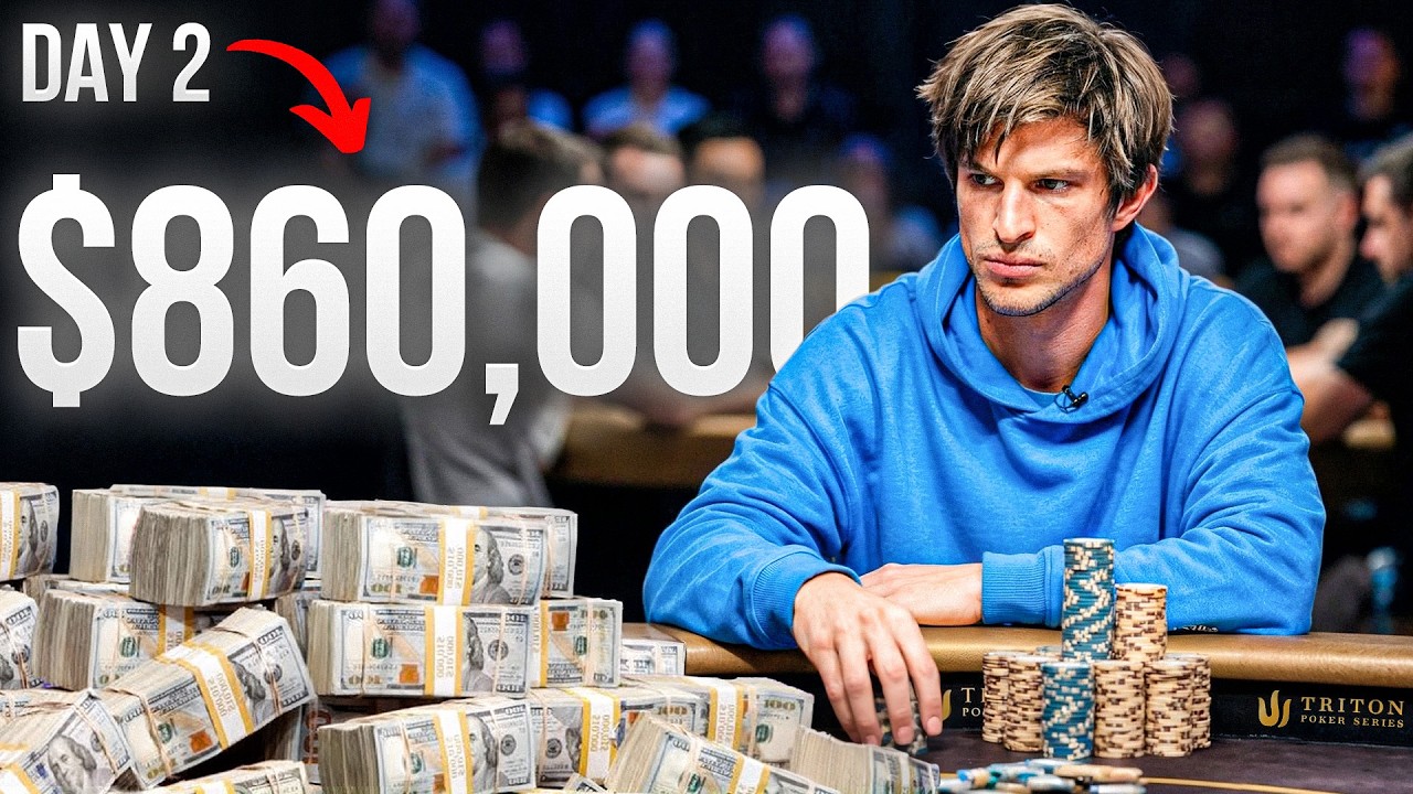 Playing For $860,000 In A Poker Tournament!!