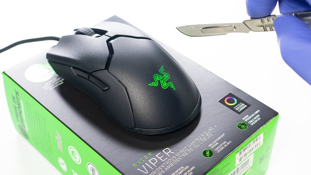 Razer Viper Gaming Mouse Unboxing - ASMR