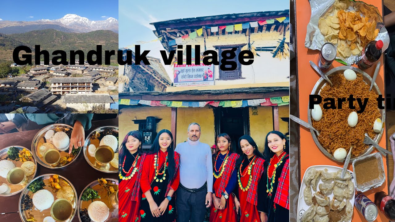 Ghandruk pani ghumiyo 🫶🏻❤️😅#party pani gariyo #vlog #missingdays 