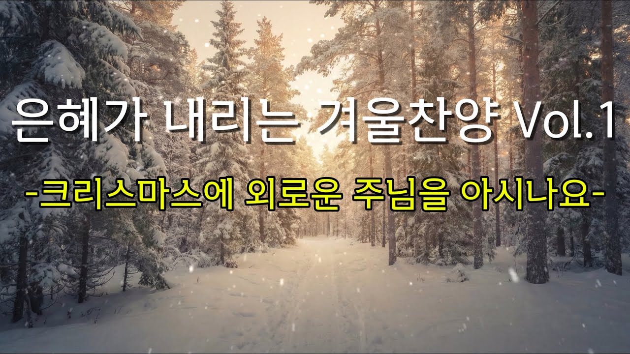 은혜가 내리는 겨울찬양 Vol.1｜크리스마스에 외로운 주님을 아시나요 | 그레이스153 | 찬양 모음 #찬양플레이리스트 #ccmplaylist #감사찬양 #은혜찬양#크리스마스찬양