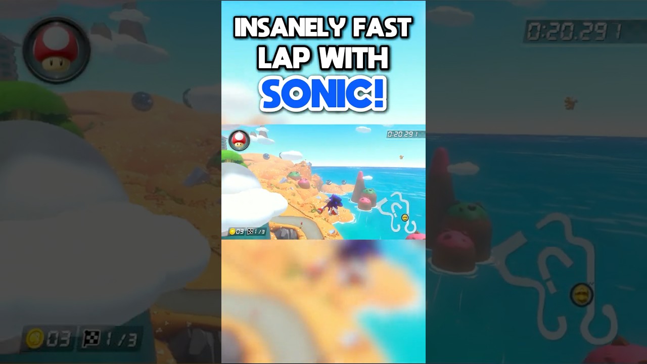 INSANELY FAST Lap With SONIC! 