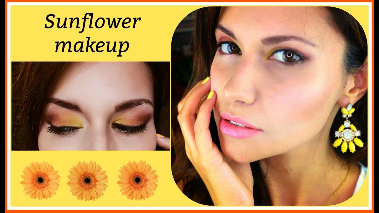 Sunflower makeup! trucco estivo ispirato ai girasoli!