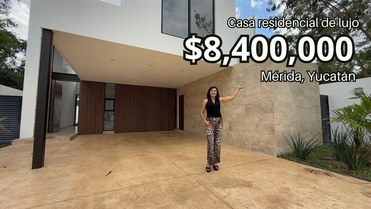 ¡Increíble residencia en una privada de lujo al norte de Mérida!